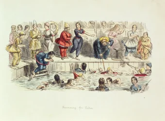 Natation pour dames, 1844